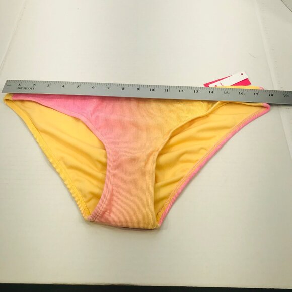 Xhilaration Women's Size XL 12-14 Cheeky Metallic Ombre Bikini Swim Bottom New - Picture 7 of 9